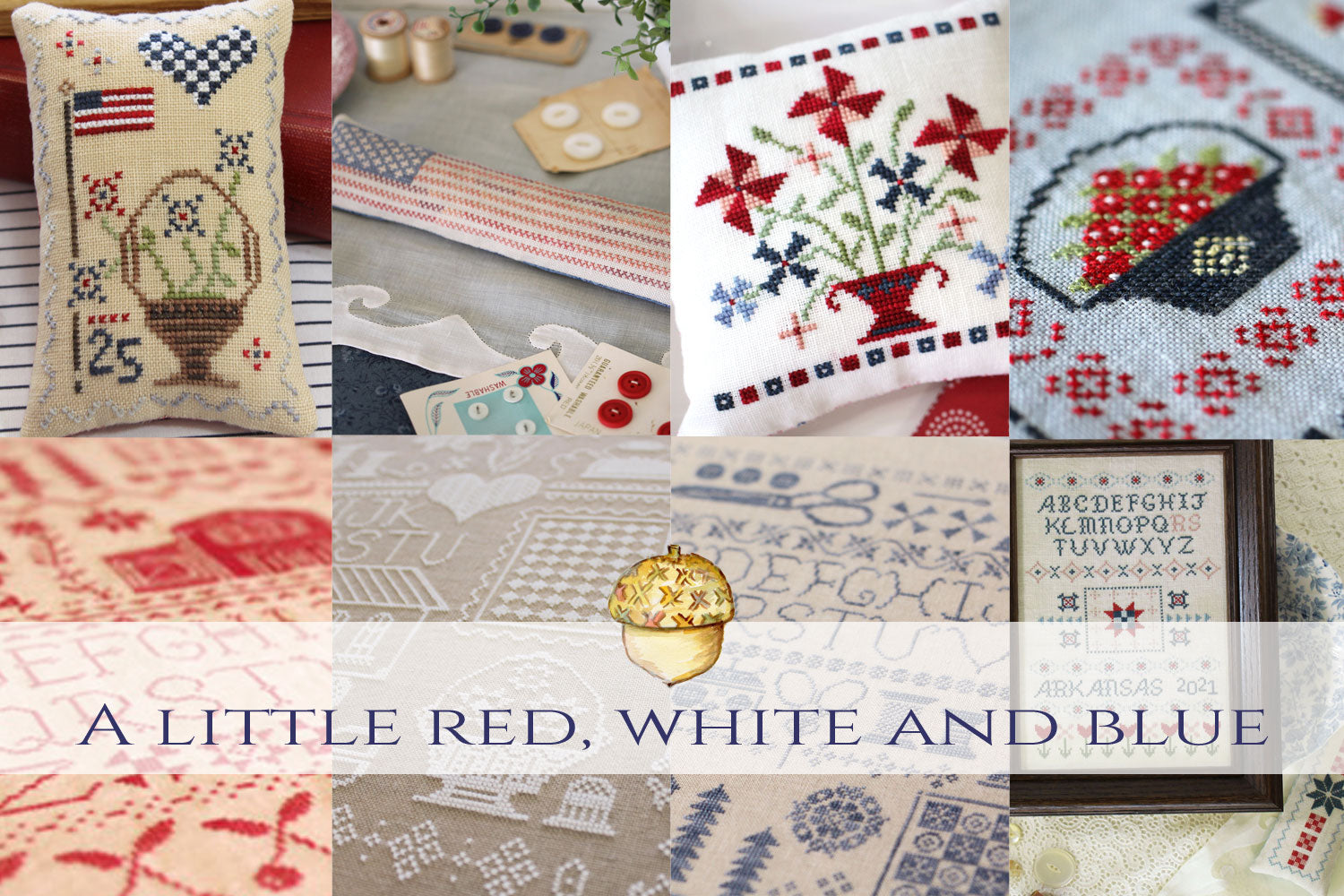 A little red, white and blue