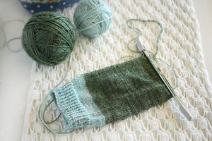 A little knitting (works in progress)