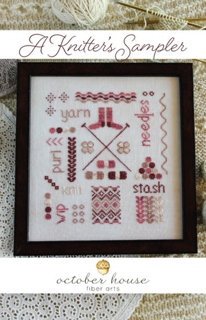 A Knitter's Sampler - Cross Stitch Pattern