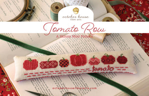 Tomato Row - A Skinny Mini Pattern - Cross Stitch Pattern