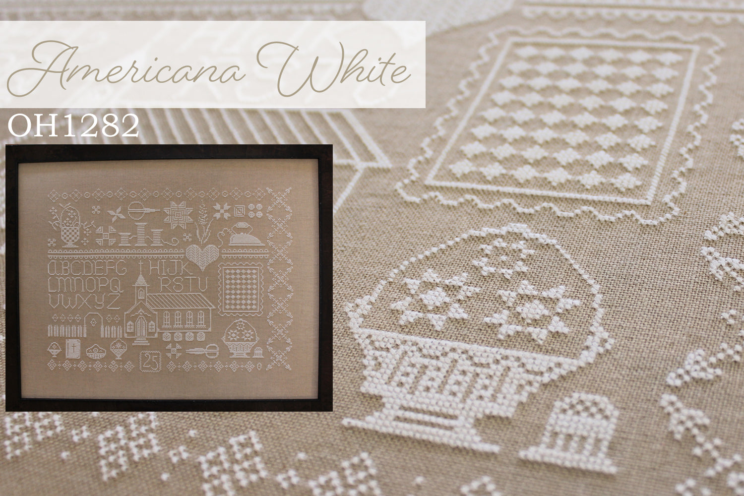 Americana White - PDF Instant Download