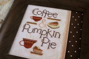 Coffee & Pumpkin Pie - PDF Instant Download