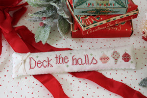 Deck the Halls - A Skinny Mini Pattern - Cross Stitch Pattern