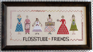 Flosstube Friends - PDF Instant Download