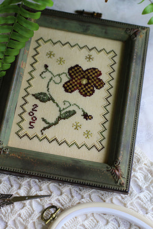 Gingham Flower - Cross Stitch Pattern
